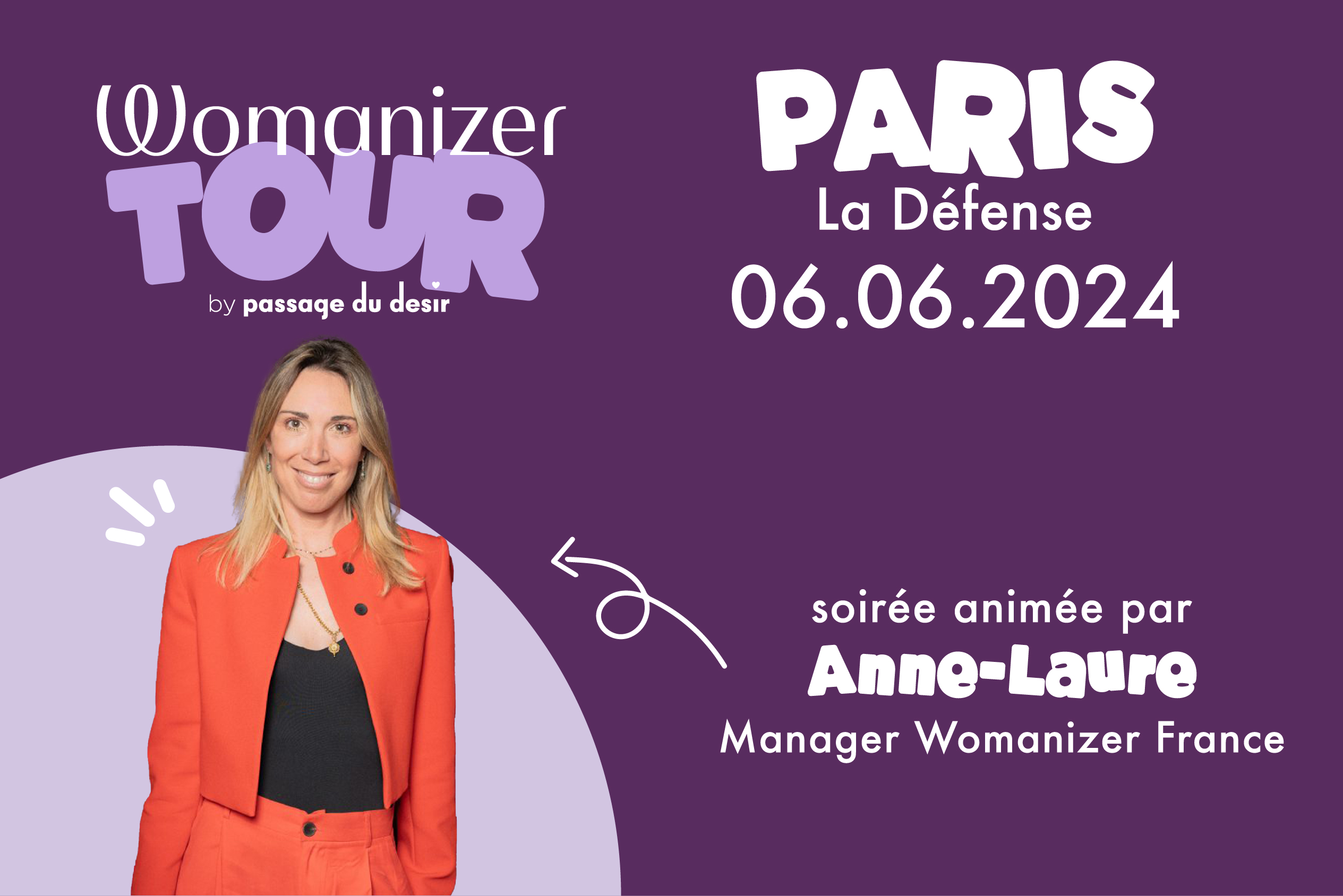 Womanizer tour Paris boutique Sainte Croix